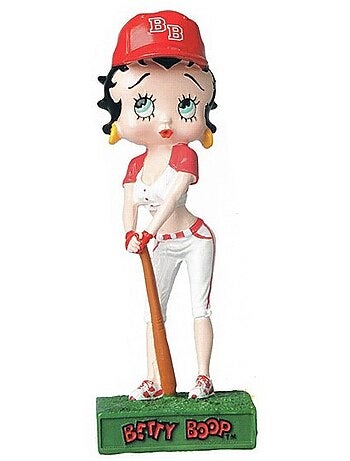 Figurine en résine Betty Boop 'Betty Boop' baseball – Peinte à la main 15 cm