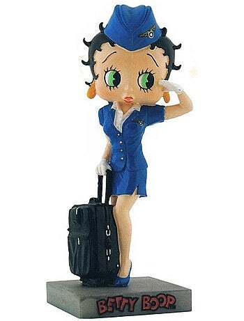 Figurine en résine 'Betty Boop' Hôtesse de l’air – Collection 9
