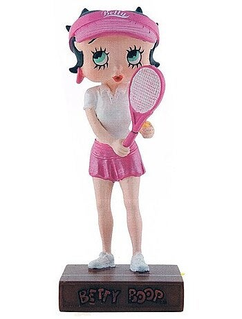Figurine en résine 'Betty Boop' joueuse de tennis – Collection 28