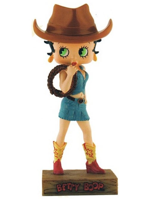 Figurine personnage Betty Boop 'Cowgirl' – Résine peinte, N°8 ~15 cm - Kiabi Figurine personnage Betty Boop 'Cowgirl' – Résine peinte, N°8 ~15 cm - Kiabi