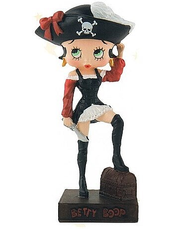 Figurine pirate 'Betty Boop' résine peinte à la main – Collection 49
