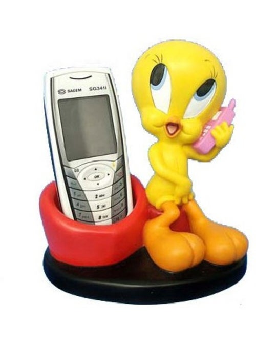 Figurine porte-téléphone Titi (Tweety) en résine 13 x 13 cm - - Kiabi Figurine porte-téléphone Titi (Tweety) en résine 13 x 13 cm - - Kiabi