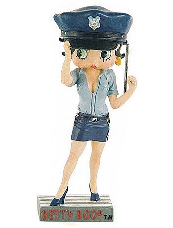 Figurine résine Betty Boop 'Collection N°3' Agent de police – Betty Boop