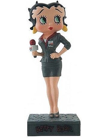 Figuur Betty Boop Journaliste - Collectie nr. 40 - Hars 15 cm