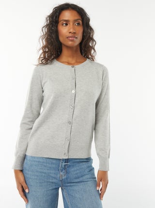 Fijngebreid vest