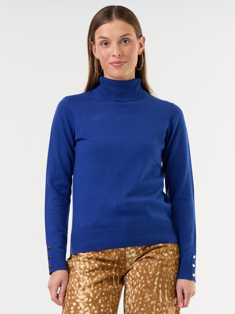 Fijngebreide coltrui Blauw - Kiabi