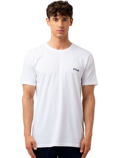 Fila heren t-shirt, effen, 100% katoen - Kiabi Fila heren t-shirt, effen, 100% katoen - Kiabi