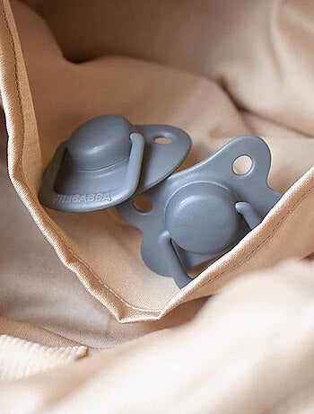Filibabba | lot de 2 sucettes anatomique en silicone 6 mois et +