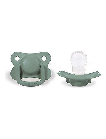 Filibabba | lot de 2 sucettes anatomique en silicone 6 mois et +