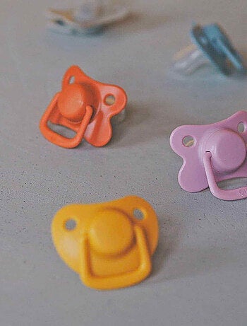 Filibabba | lot de 2 sucettes anatomique en silicone 6 mois et +