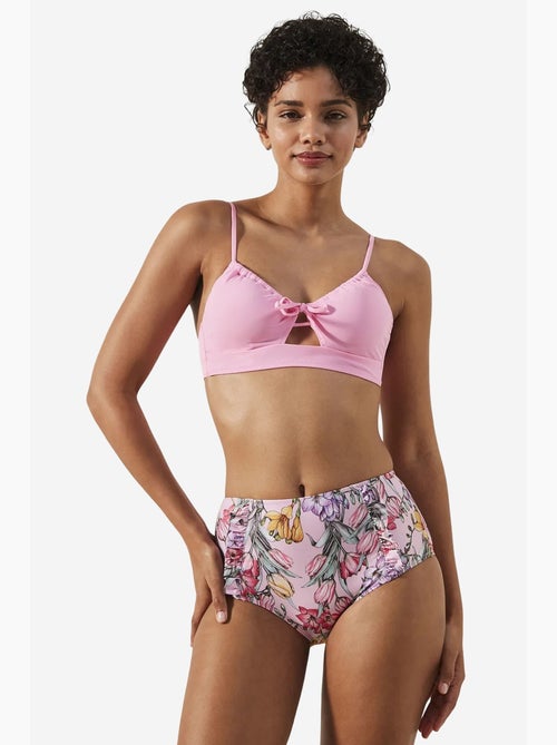 Filipa bikinibroekje met bloemenprint en hoge taille penti - Kiabi Filipa bikinibroekje met bloemenprint en hoge taille penti - Kiabi