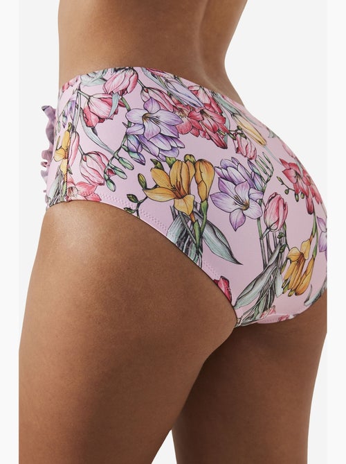 Filipa bikinibroekje met bloemenprint en hoge taille penti - Kiabi Filipa bikinibroekje met bloemenprint en hoge taille penti - Kiabi