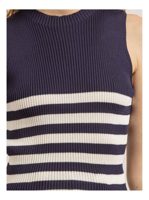 Filipa gestreepte ribgebreide top - Kiabi Filipa gestreepte ribgebreide top - Kiabi