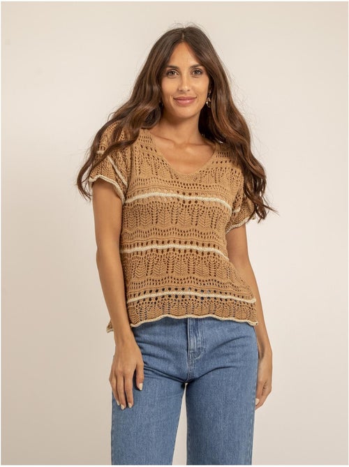 Filoma gebreid t-shirt - Kiabi Filoma gebreid t-shirt - Kiabi