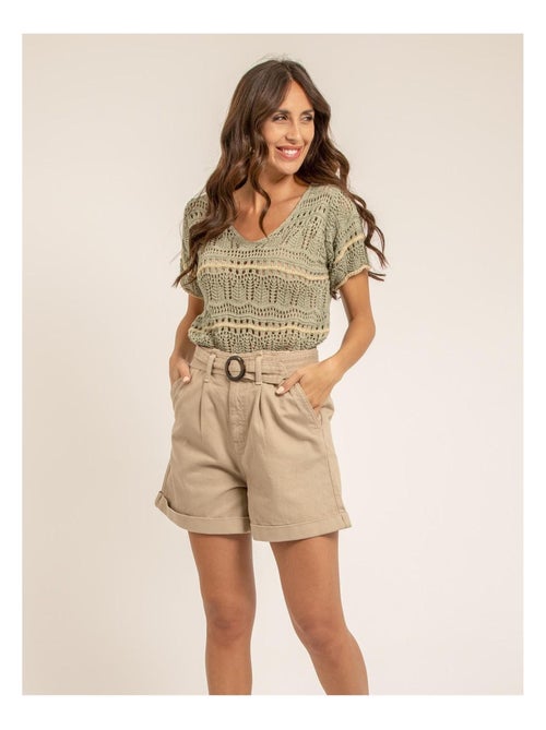Filoma gebreid t-shirt - Kiabi Filoma gebreid t-shirt - Kiabi