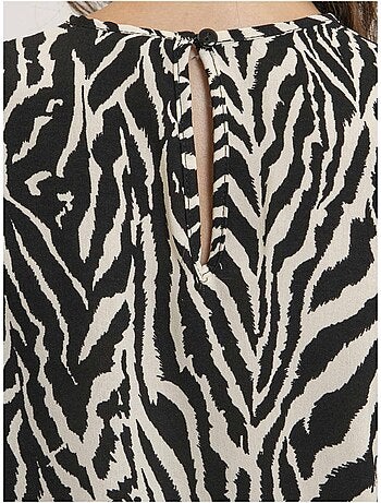 FITINA Top met zebraprint