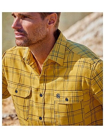 Flanellen geruit overhemd - ATLAS FOR MEN