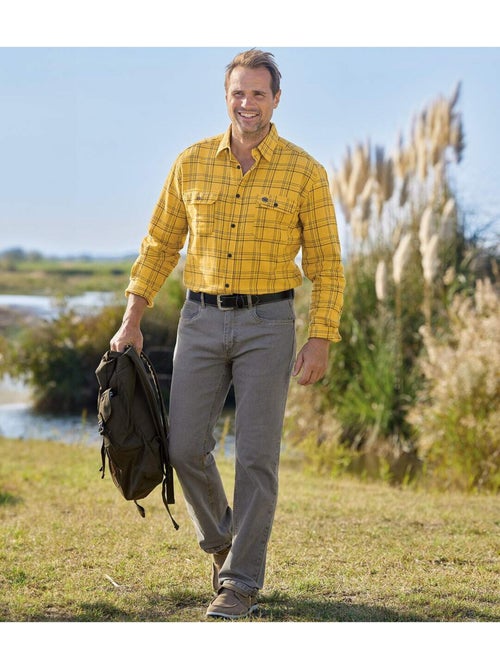 Flanellen geruit overhemd  - ATLAS FOR MEN - Kiabi