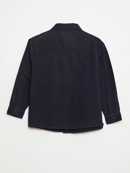Flanellen overhemd met knopen - Kiabi