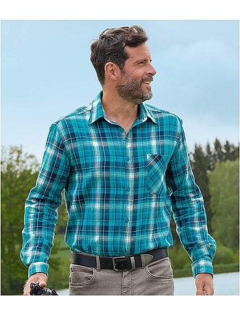 Flanellen overhemd met ruitjes Great Lakes - ATLAS FOR MEN