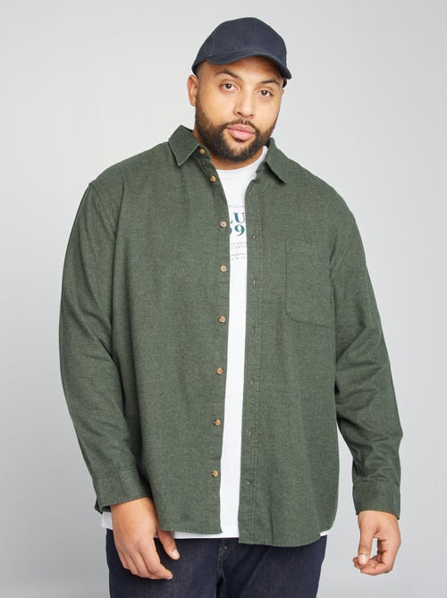 Flanellen overshirt  - Kiabi
