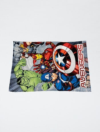 Flanellen plaid met Marvel/Avengers-print