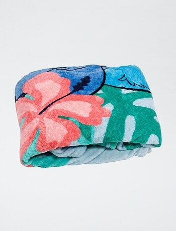 Flanellen plaid met Stitch-print