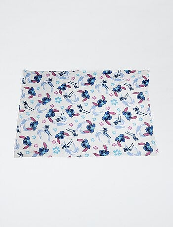 Flanellen plaid met Stitch-print