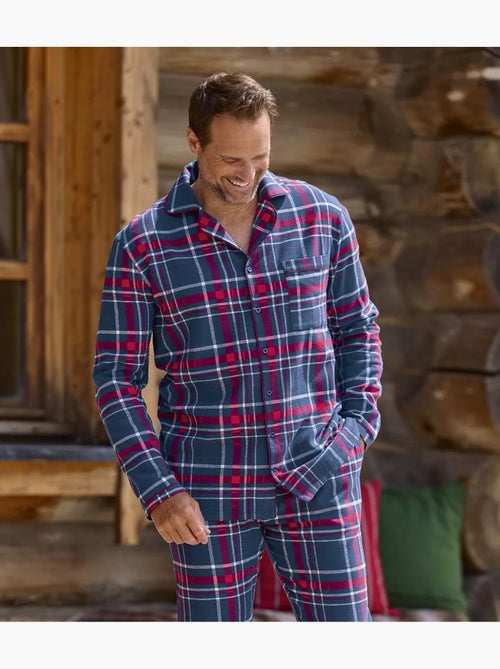 Flanellen pyjama met schotse ruiten - atlas for men - Kiabi Flanellen pyjama met schotse ruiten - atlas for men - Kiabi