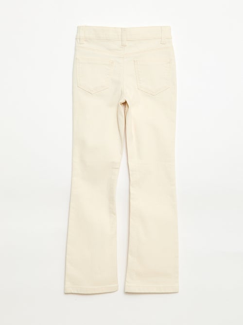 Flare broek - Aansluitende pasvorm - Kiabi