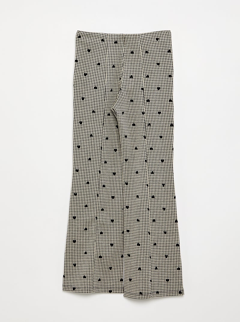 Flare broek Zwart - Kiabi