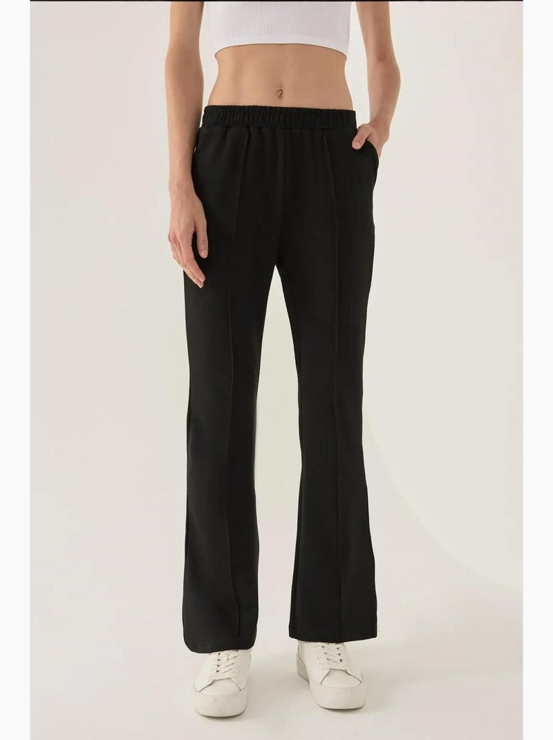 Flare joggingbroek hiccup Zwart - Kiabi