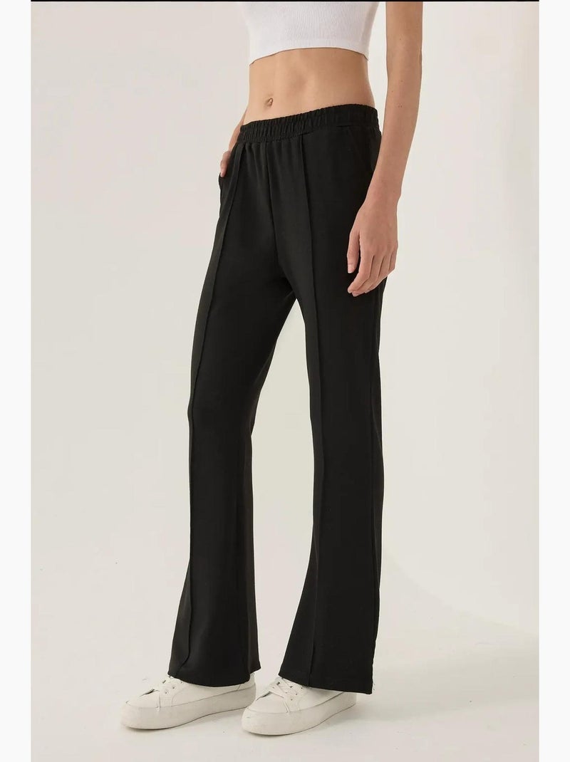 Flare joggingbroek hiccup Zwart - Kiabi