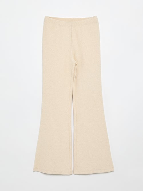Flare legging van ribstof - Kiabi