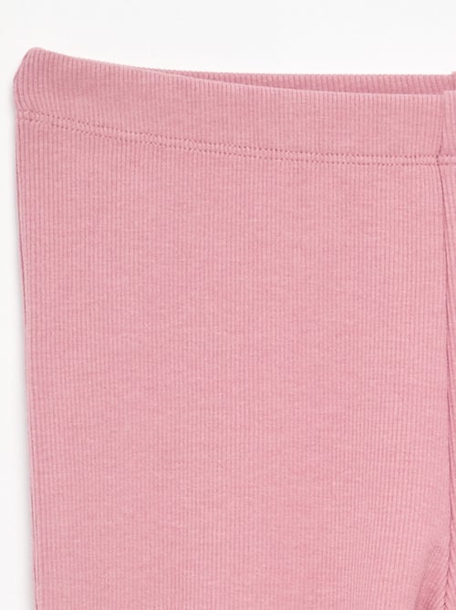 Flare legging van ribstof - Kiabi