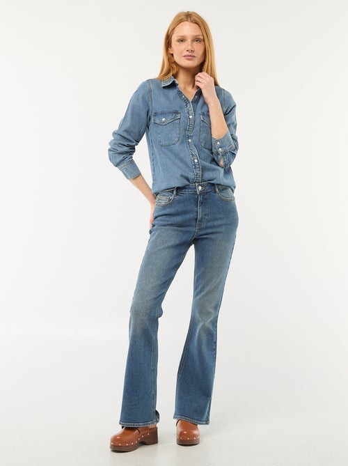 Flared / bootcut jeans met hoge taille - Kiabi