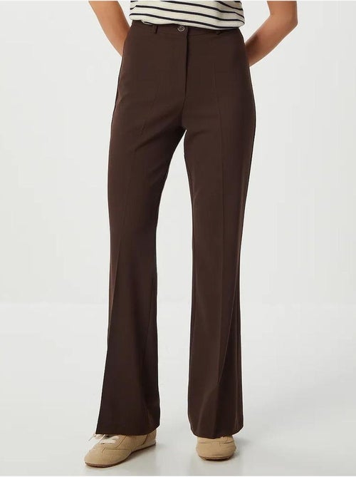 Flared broek met hoge taille en rits istanbul - Kiabi Flared broek met hoge taille en rits istanbul - Kiabi