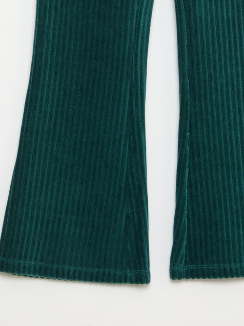 Flared broek van corduroy - Kiabi