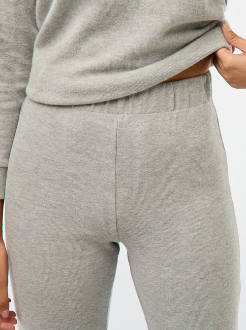 Flared broek van stretchkatoen - Kiabi