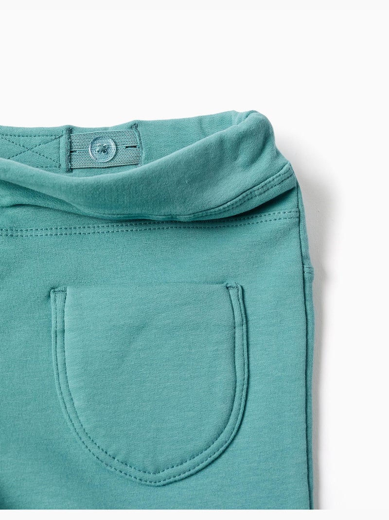 Flared geborstelde jeggings Lichtgroen - Kiabi