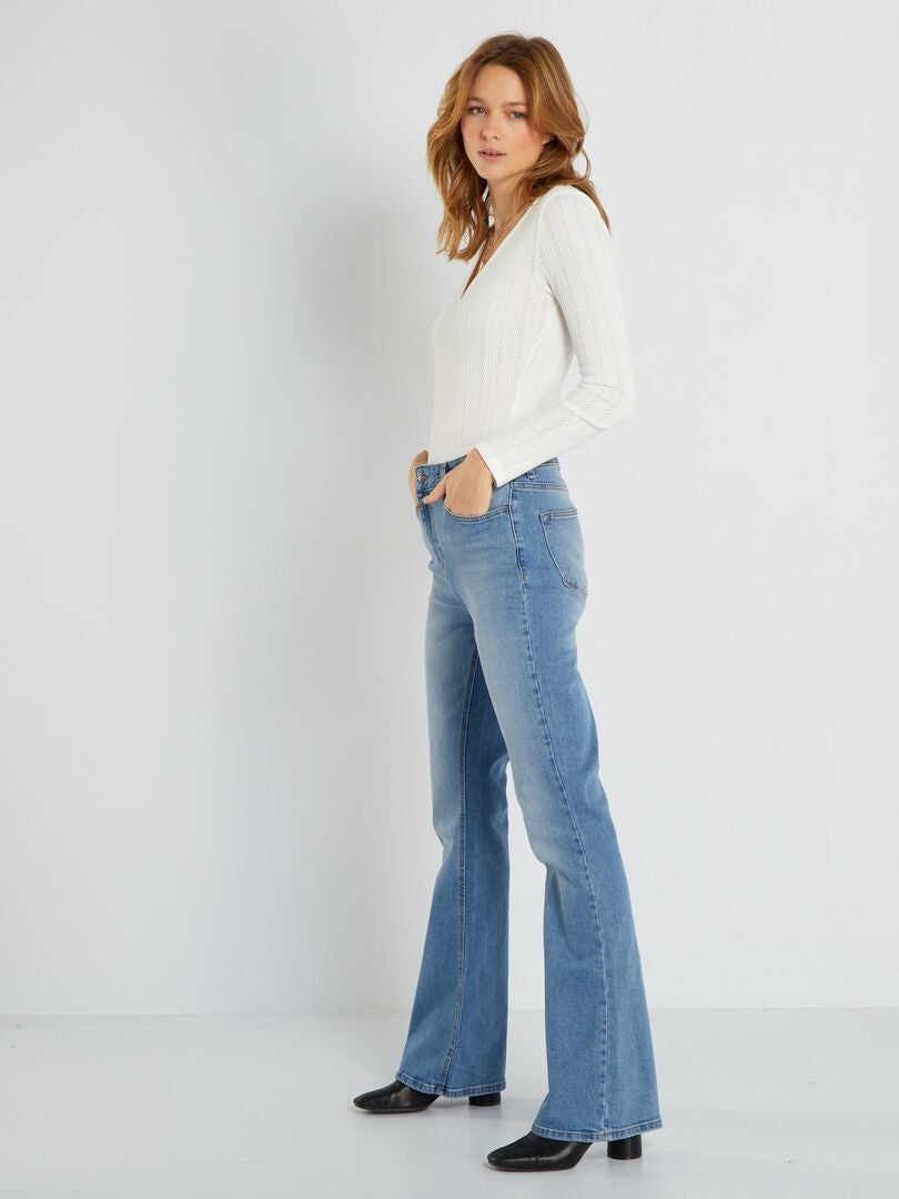 Flared jeans - L30 BLAUW - Kiabi
