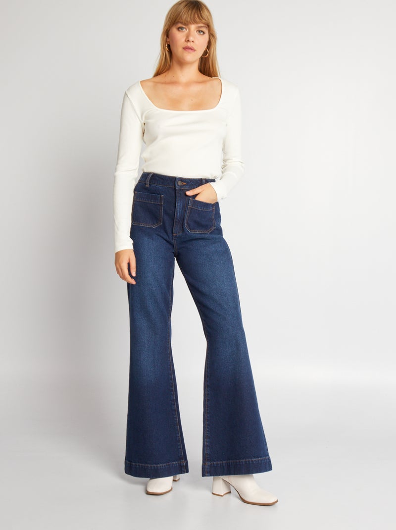 Flared jeans BLAUW - Kiabi