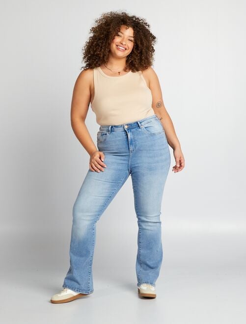 Flared jeans met hoge taille 'Only' - Kiabi