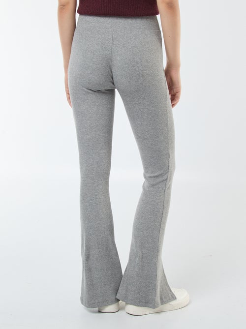 Flared legging van ribstof - Kiabi