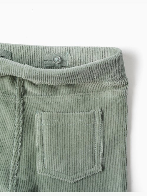 Flared ribfluwelen leggings met elastische taille - Kiabi Flared ribfluwelen leggings met elastische taille - Kiabi