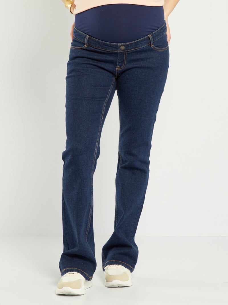 Flared zwangerschapsjeans BLAUW - Kiabi