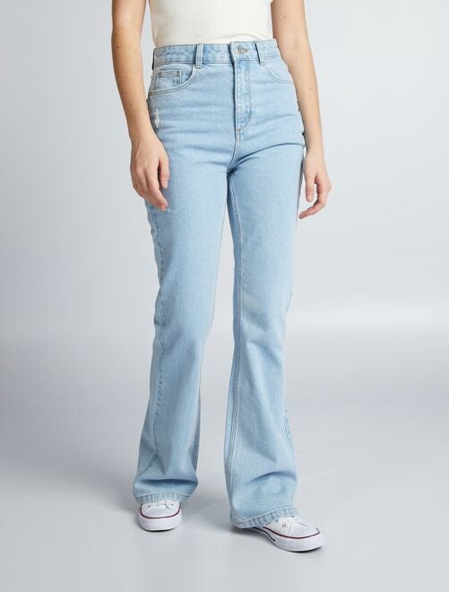 Flared/bootcut jeans met hoge taille - Kiabi