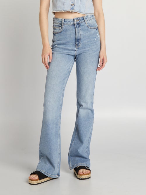 Flared/bootcut jeans met hoge taille - Kiabi