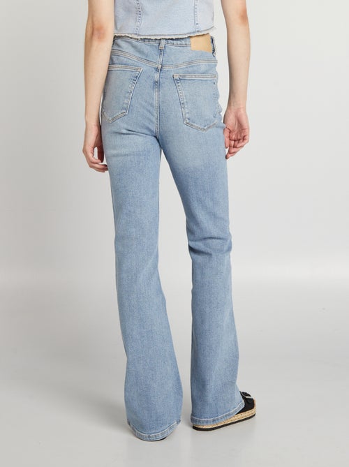 Flared/bootcut jeans met hoge taille - Kiabi