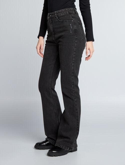 Flared/bootcut jeans met hoge taille - Kiabi